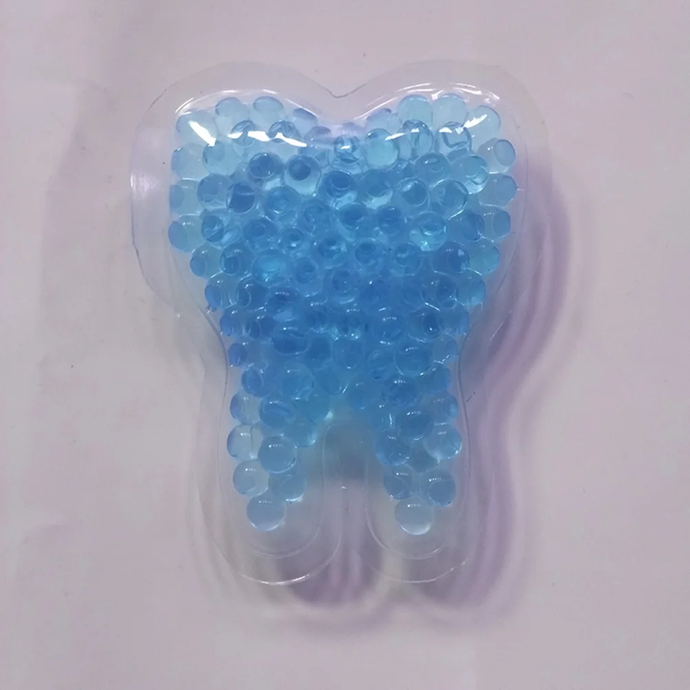 Paquete de hielo de Gel de 4 piezas para adultos, paquete de hielo de colores para el cuidado de lesiones, con forma de diente, portátil, refrigeración Dental para el hogar