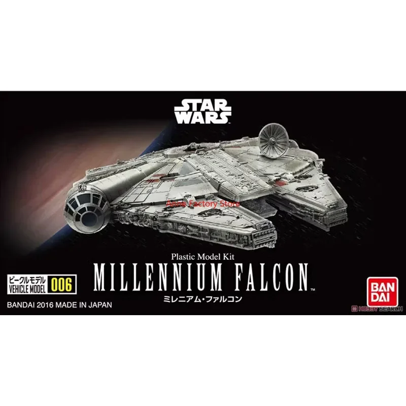 bandai-original-star-wars-anime-figura-vehiculo-modelo-006-millennium-falcon-figuras-de-accion-de-juguete-modelo-adornos-regalos-para-ninos