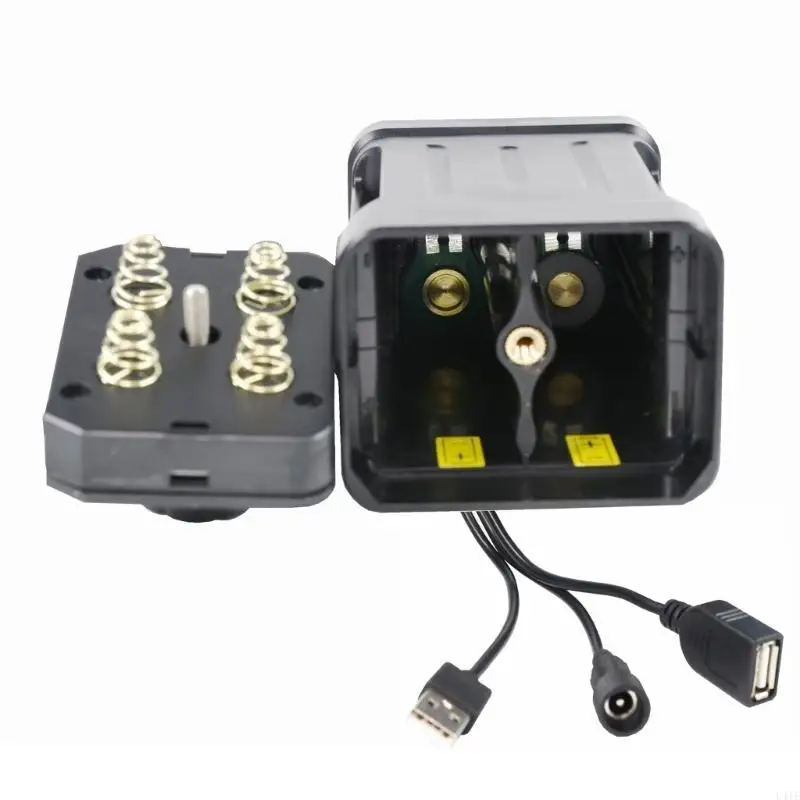 L41E عام 18650 مستودع البطارية USB بطارية قابلة للشحن صندوق الطاقة يشير إلى مناسبة لأضواء الدراج والهواتف #3