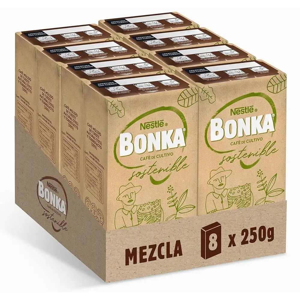 Café Bonka Mezcla de Nestlé - Experiencia Única con Notas Aromáticas y Sabor Profundo, Ideal para Amantes del Café Suave y Equilibrado