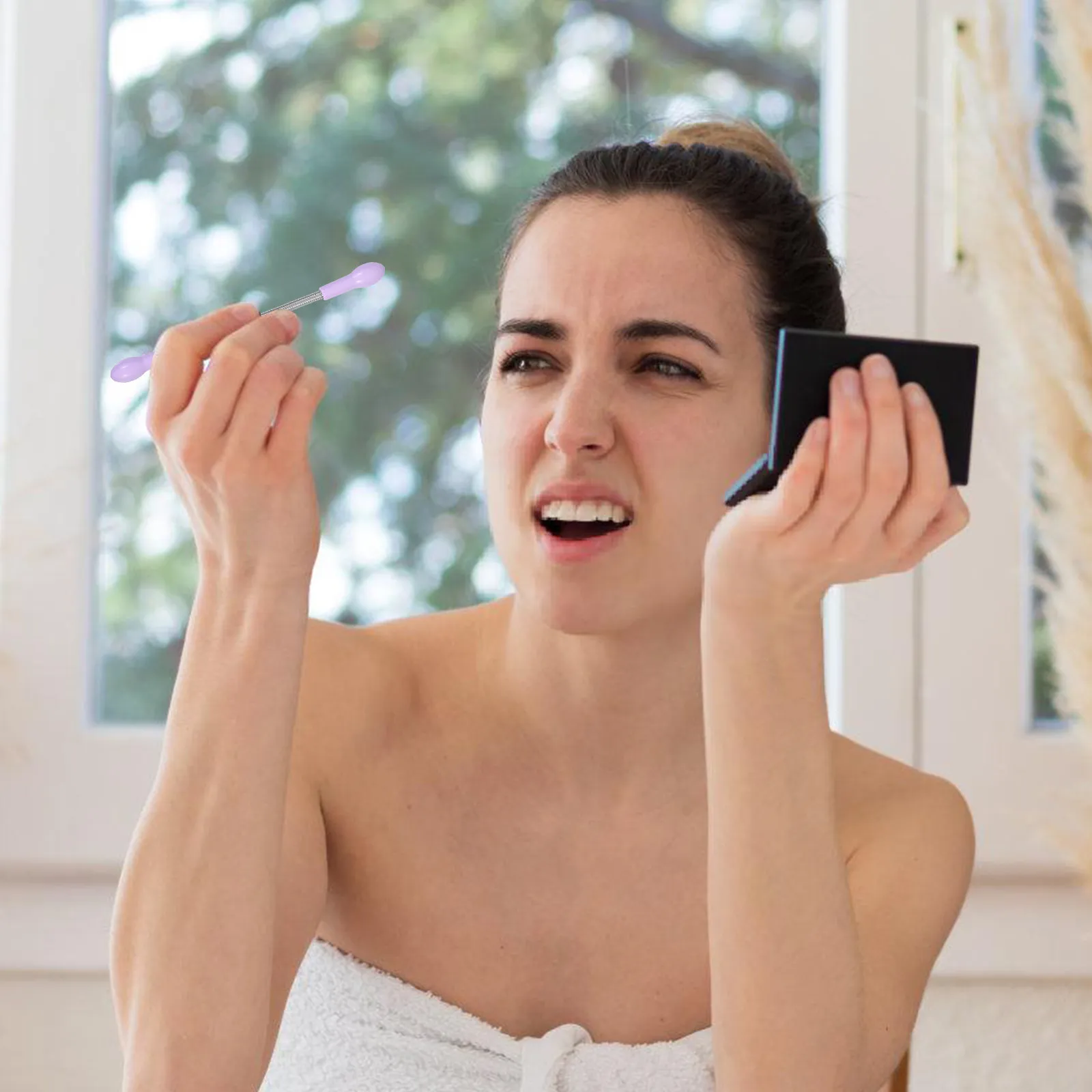 Набор из 2-х пружинных эпиляторов для удаления волос на лице, портативный ручной прибор для домашнего использования и путешествий, для гладкого и точного удаления волос с корнем Набор из 2-х пружинных эпиляторов для удаления волос на лице, портативный ручной прибор для домашнего использования и путешествий, для гладкого и точного удаления волос с корнем