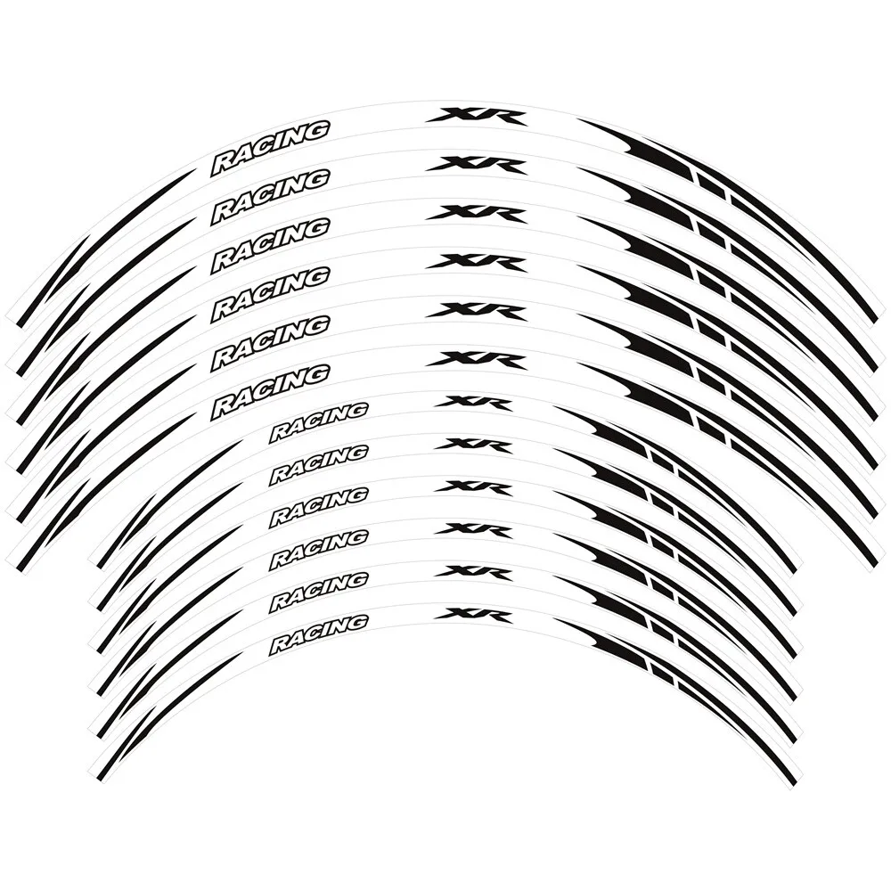 

Wheels Hub Stickers Motorcycle Accessories Reflective Decals Stripes For HONDA XR600R XR 650L/650LL XR650R