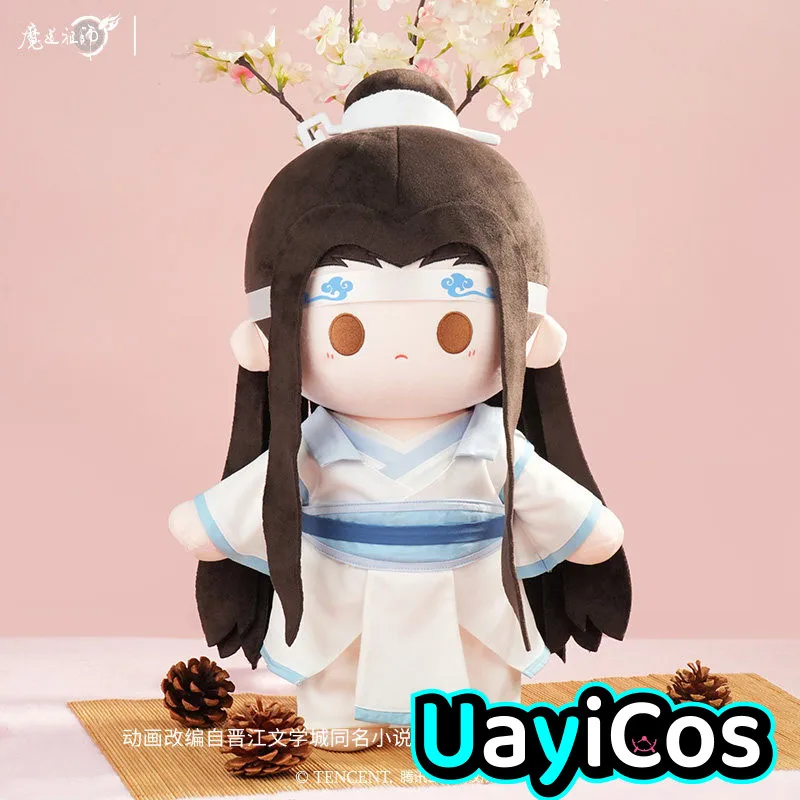 

35 см Оригинальные плюшевые куклы Вэй Усянь и Лань Ванцзи из MDZS (Мо Дао Цзу Ши) с одеждой, серия Hug, сувенир для фанатов, аниме-игрушка, подарок