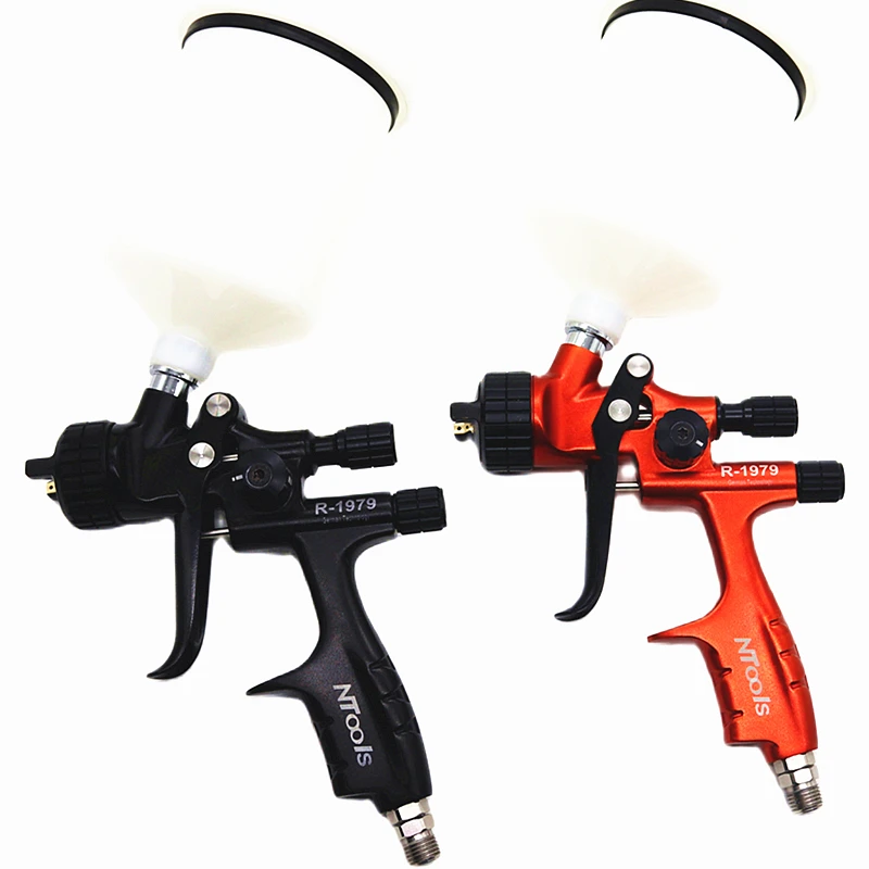 Ntools 1.3mm Nozzle Spray Gun Air Paint Spray Gun Water Based HVLP Spray Gun Airbrush for Car Painting Gun