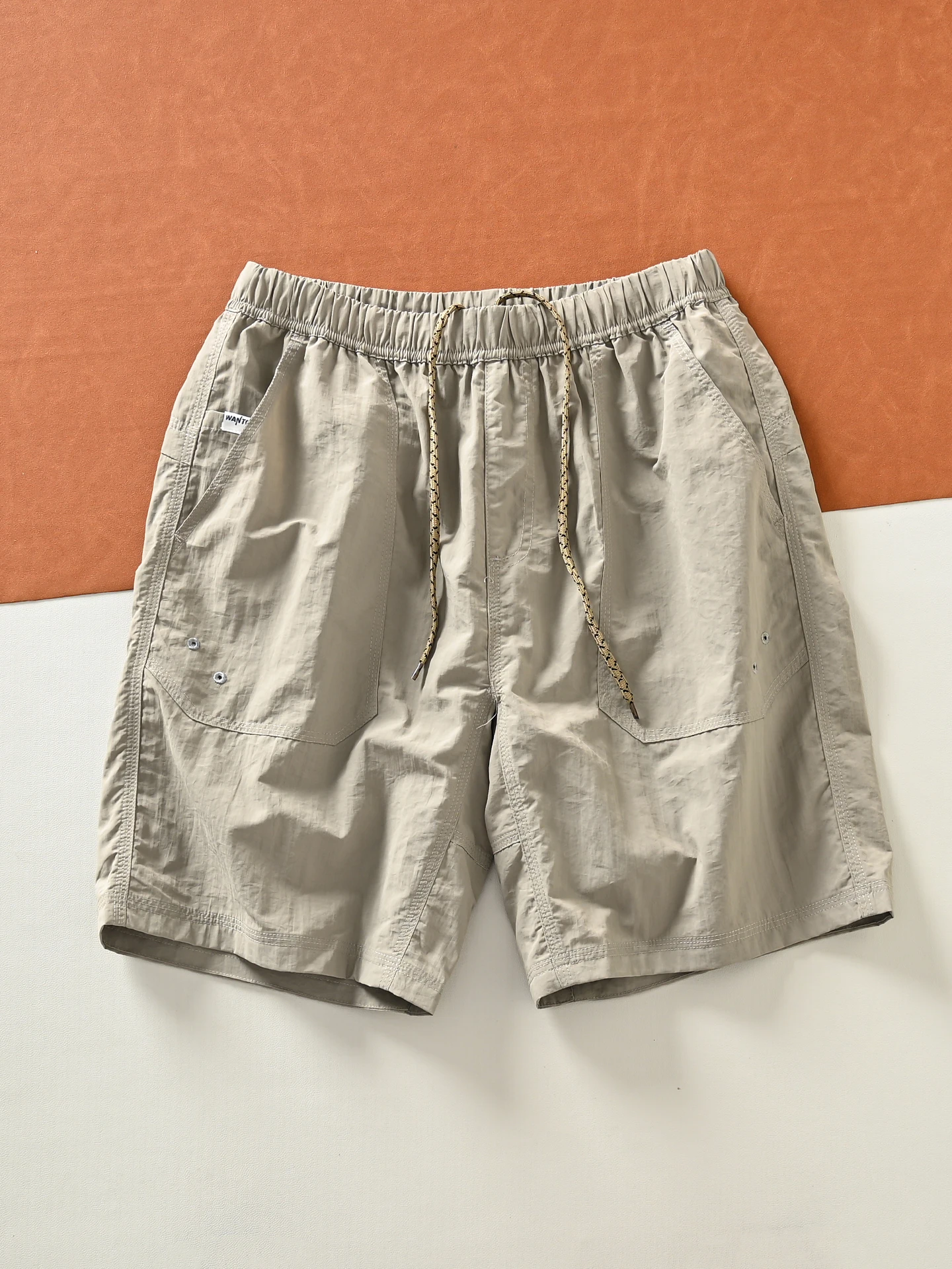 Lightweight Quick Dry Breathable Men's Running Shorts Casual Straight Leg Pants Summer Work Tailor Single Five-Point Pants