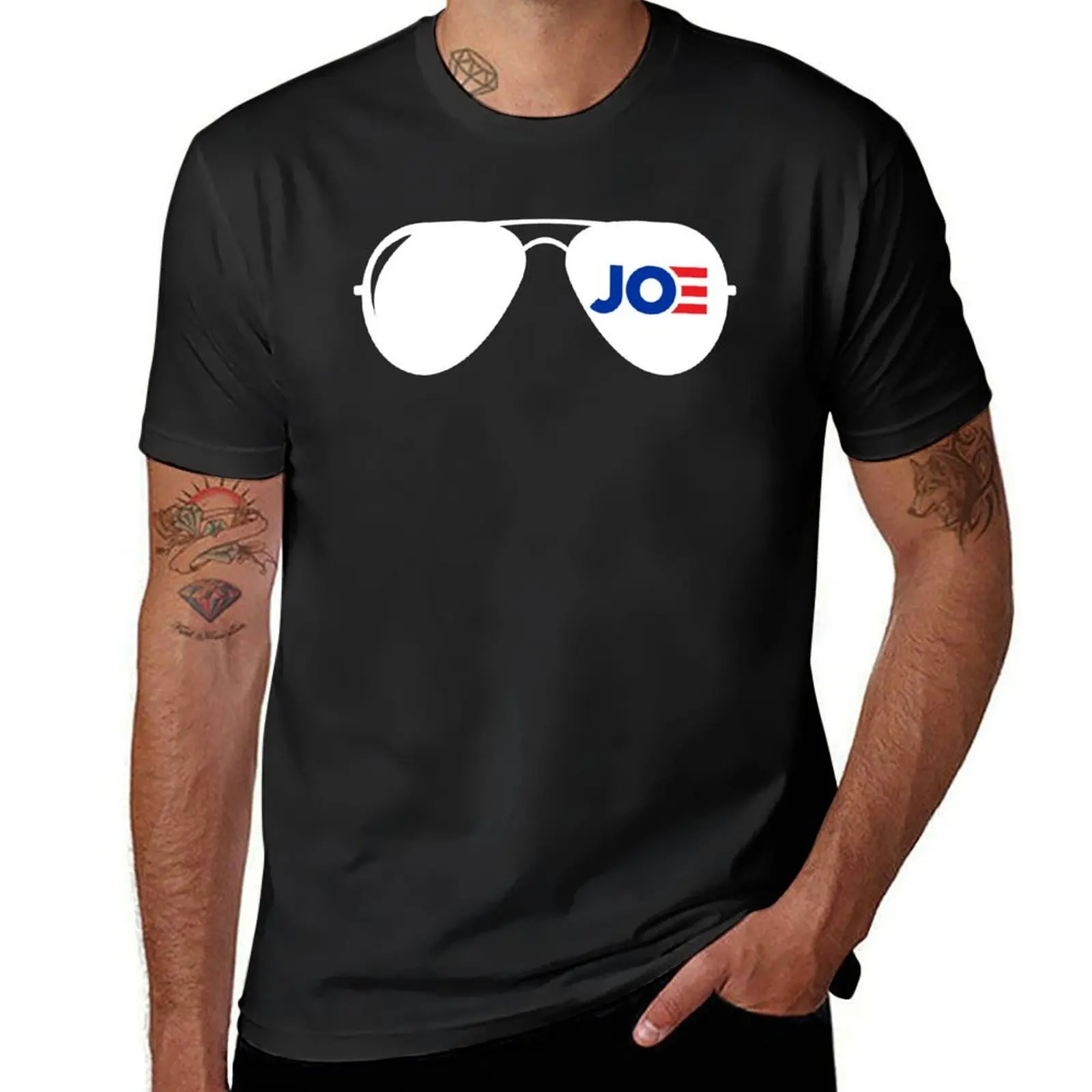 Joe Biden — Aviators T-Shirt summer tops graphics sports fans plain white t shirts men