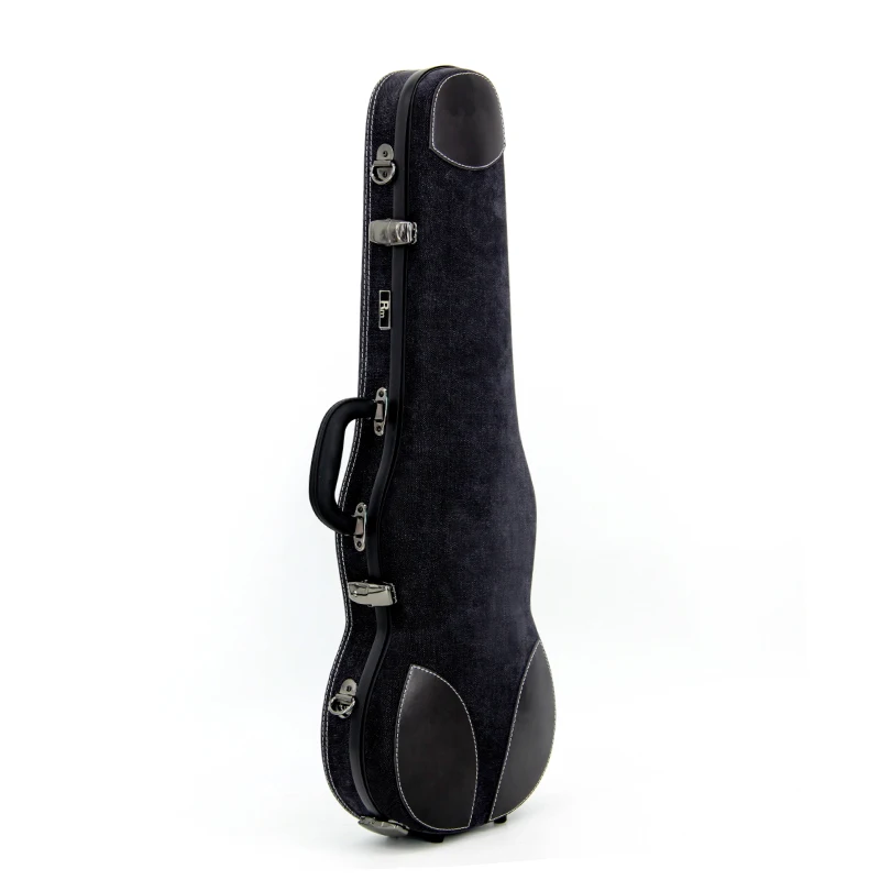 4/4frp Violin Case Adult Personalized Fashion Printed Canvas Hard Case 10mm Sponge Protection Leather Handle
