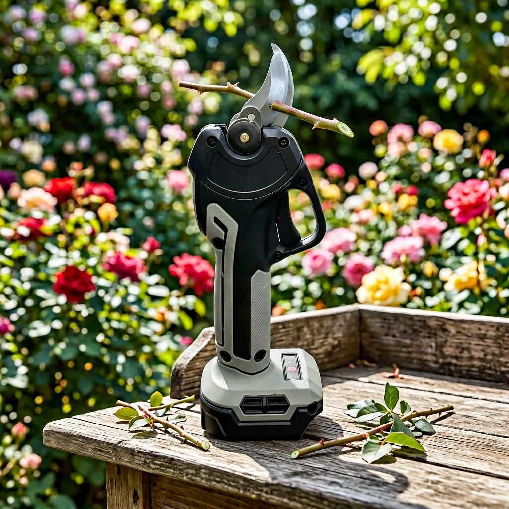 21V Lithi-Ion Cordless Pruning Shears SK5 Steel Blade Electric Tree Trimmer Scissors For Garden & Fruit Tree