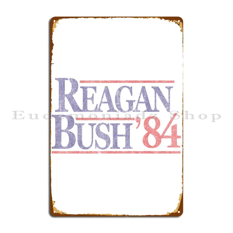 Retro Reagan Metal Signs Bar Design Vintage Printing Club Tin Sign Poster