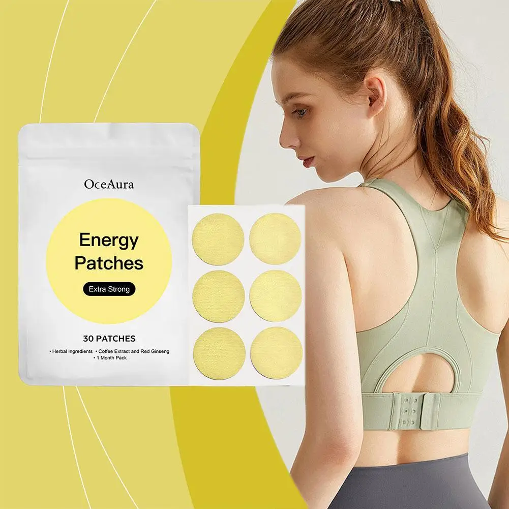 

30 пластырей энергетических пластырей поддерживает пробиотик для женщин и мужчин при иммунитете, жетоне, энергии, общего здоровья