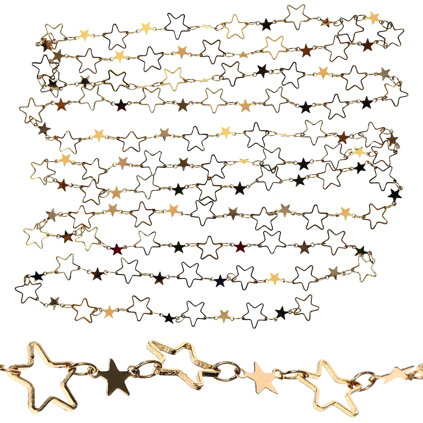 النحاس DIY بها بنفسك صنع المجوهرات المواد الحرفية متعددة الأغراض ربط سلسلة سوار قلادة سترة سلسلة التبعي