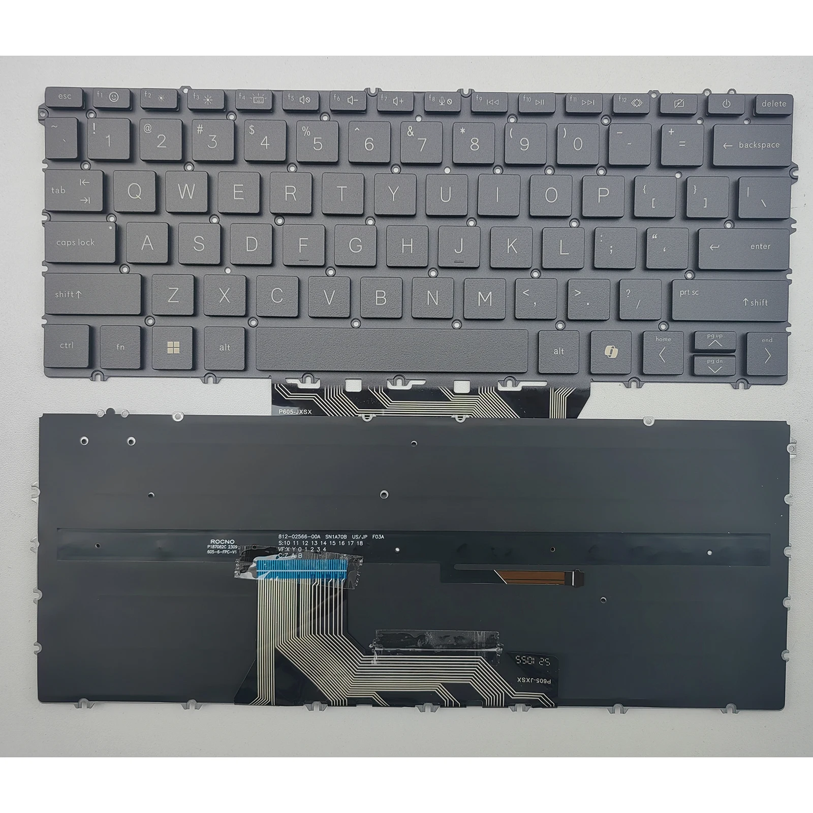 for HP X360 13-BF 14FC/FA 16-AC/AD TPN-C161 C173 AI US Backlit Brown Laptop Keyboard