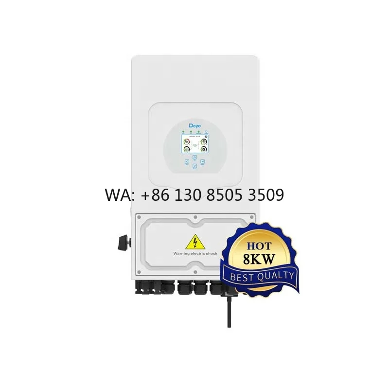 

Deye SUN-8K-SG05LP1-EU Low Voltage Single Phase Hybrid Inverter for Solar Energy System Use with EU Certificates