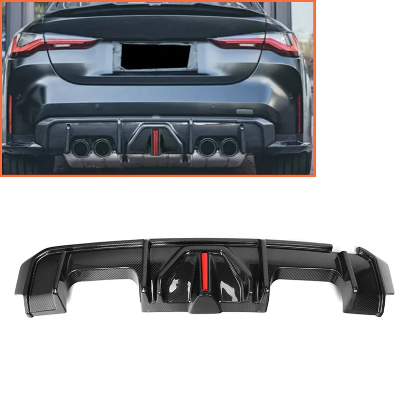 

Hot selling AK style dry carbon fiber Rear Diffuser for BMW M3 G80 4-door/M4 2-door 2021+ G80 G82 G83 Rear Diffuser