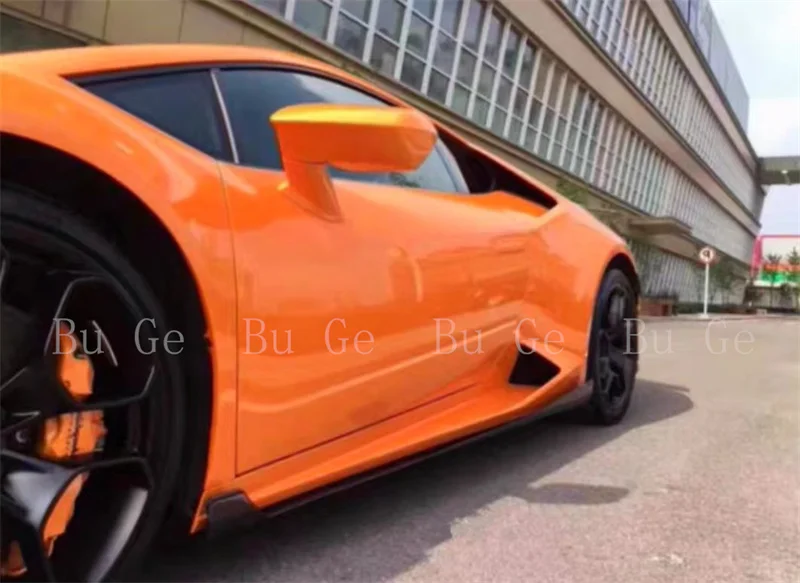 

Новый комплект боковой юбки из углеродного волокна в стиле D, модифицированный и модернизированный для Lamborghini Huracan LP580 LP610