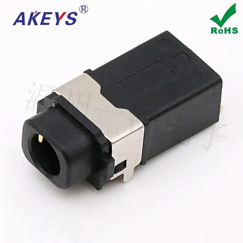 10 PCS PJ-436 caliber 3.5MM waterproof and dustproof earphone socket audio socket five-foot patch with 2 fixed feet / column