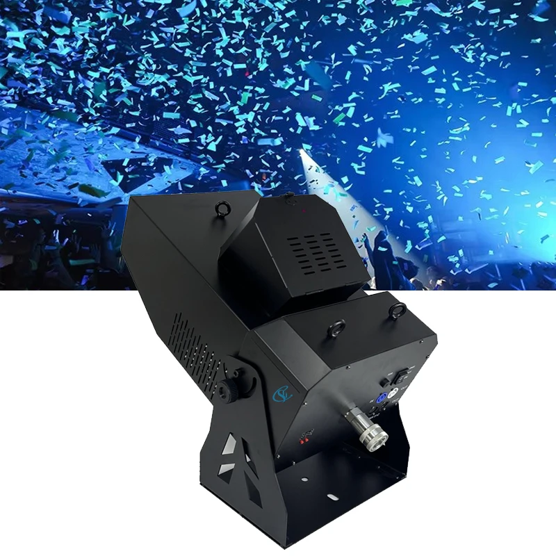 

Stage Effect Equipment 100W CO2 Confetti Cannon Wedding Jet Confetti Rainbow Machine For Disco Party Night Club