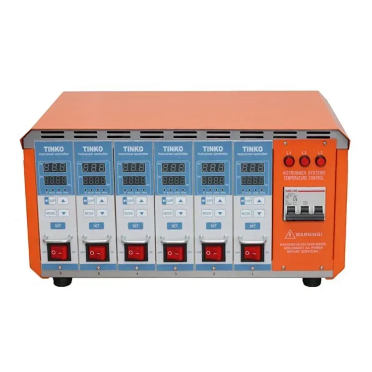 

6 Zone Industrial 3.6KW PID Temperature Controller For Hot Runner System Inje Ction Plastic Molding Machine SSR Relay Output