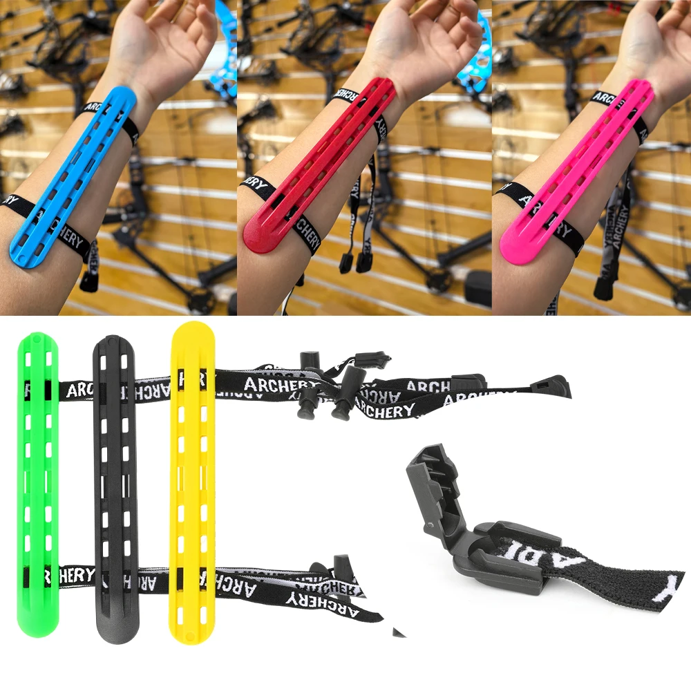 

Protective Gear Archery Arm Guard Hard Plastic Shield Target Shooting Training Portable Left/Right Hand Accessories for Beginner