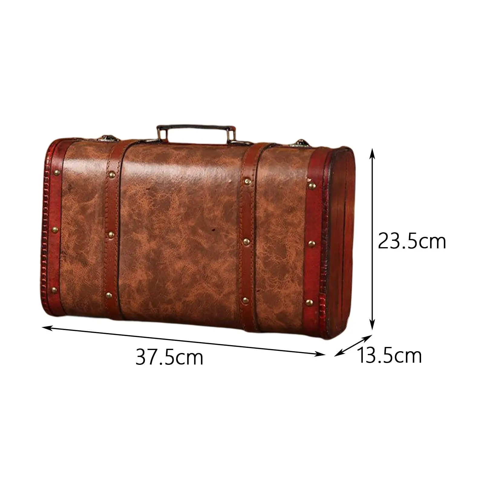 Vintage Suitcase Suitcases Organiser Case Sturdy Portable Collection Decorative