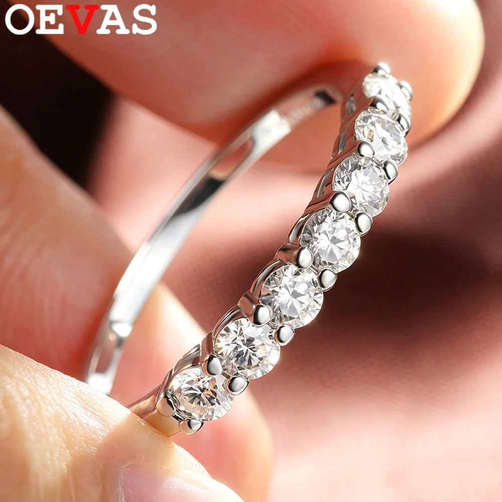 oevas-7-石各-3-ミリメートルモアッサナイト結婚指輪女性のための-s925-スターリングシルバー婚約パーティーファインジュエリーギフト卸売