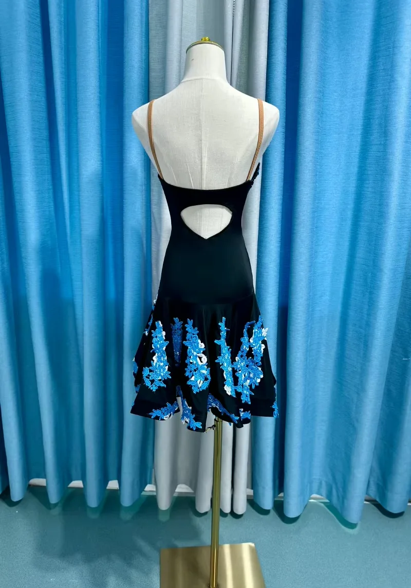 Professione Gonna da ballo latino Adulto di alta qualità a basso prezzo Latin Rumba Abito da ballo latino Gonna da ballo latino standard Samba