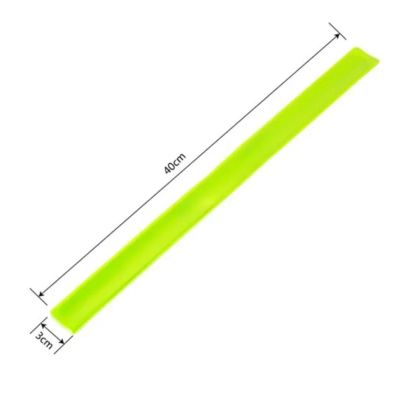 1pc Reflective Strap Sports Running Cycling Reflective Strips Stickers Night Warning Tape Biking Safety Pants Reflector Material