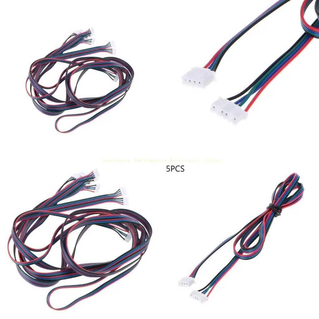 

5pcs Printer 4-контактный женский женский кабель XH2.54 NEMA17 Штаро
