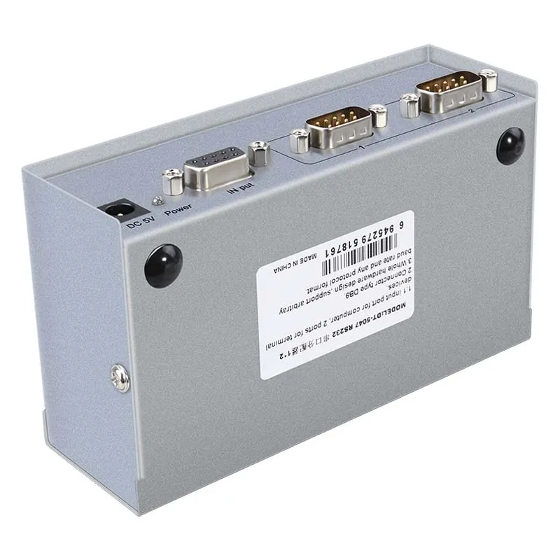 DTECH High Quality Hot Selling 1x2 1 Input 2 Output 2 Port Rs232 Splitter