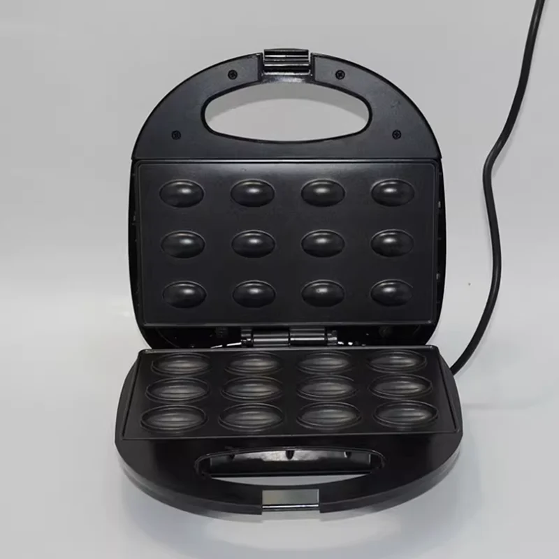 Electric Walnut Pastry Automatic Nut Waffle Bread Maker Sandwich Donut Baking Breakfast Machine Kitchen Oven Home Food
