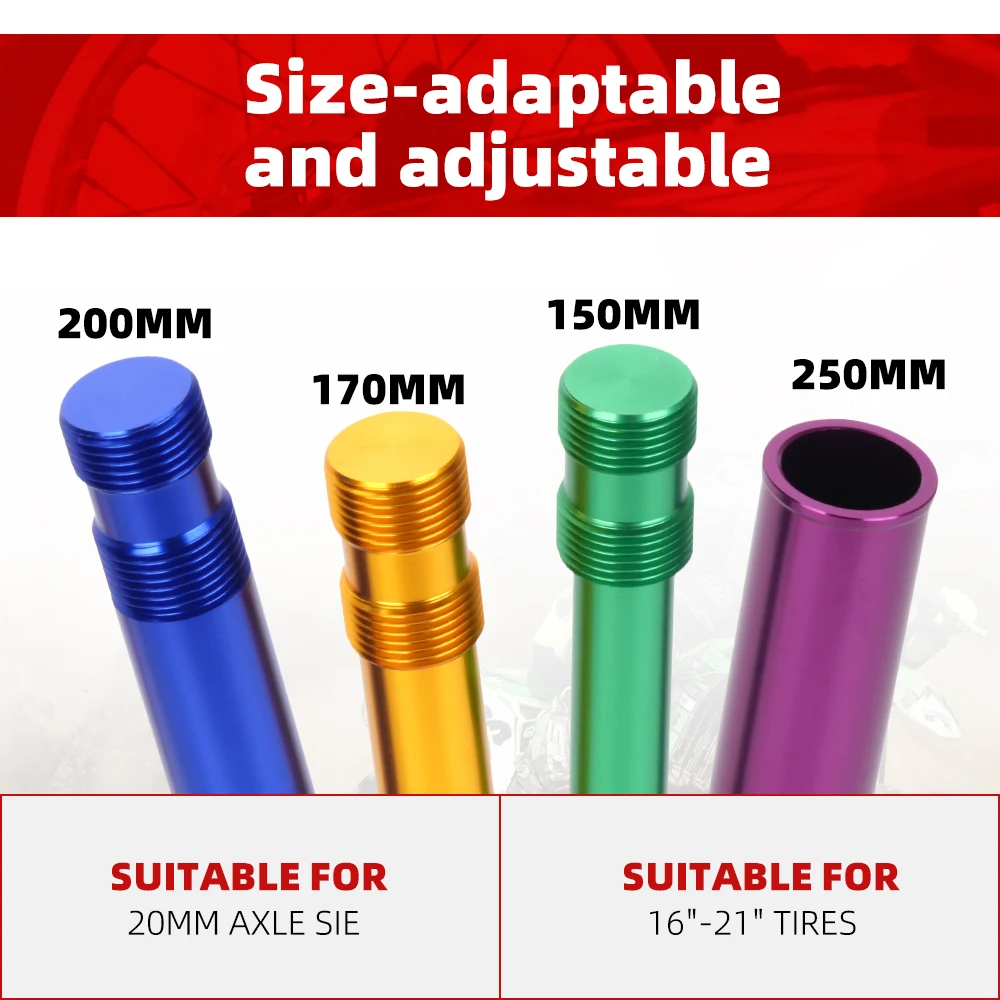 Herramientas de cambio de neumáticos de moto de cross para Enduro y Motocross, cambiador de neumáticos compacto para ruedas de 16 "-21", ejes de 15mm-25mm TC067