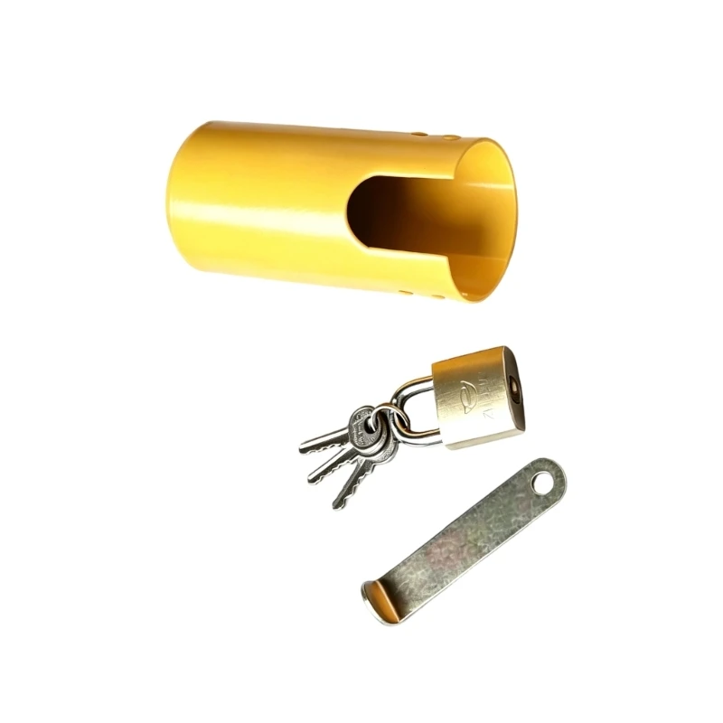 Outdoor Faucet Lock Cover, Metal Control Housing for Garage and Backyard Access Management with a Compatible Lock