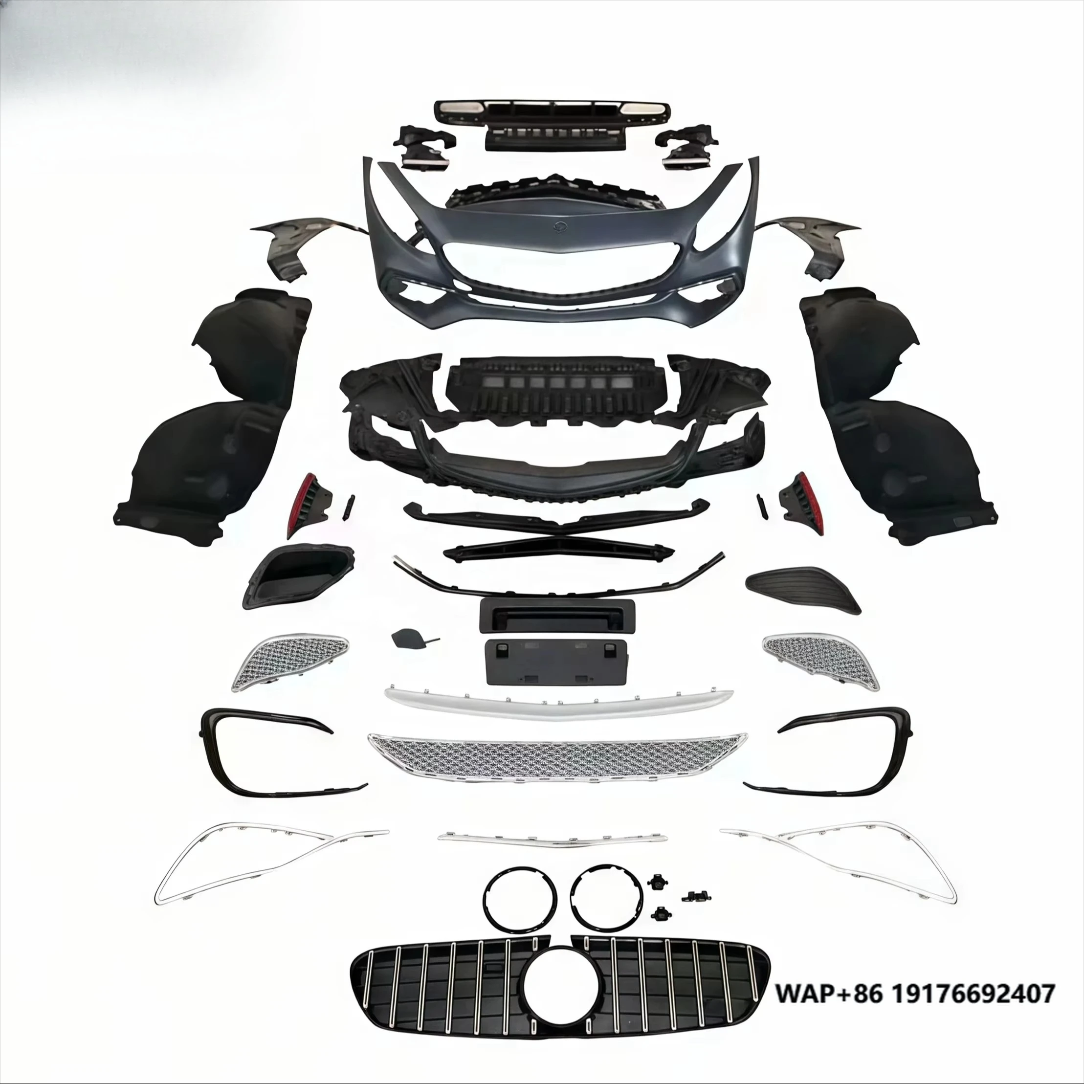 

Full S65 Body Kit For Mercedes Benz C217 S Coupe Class A Convertible S Upgrade To S AMG Style Bodykit