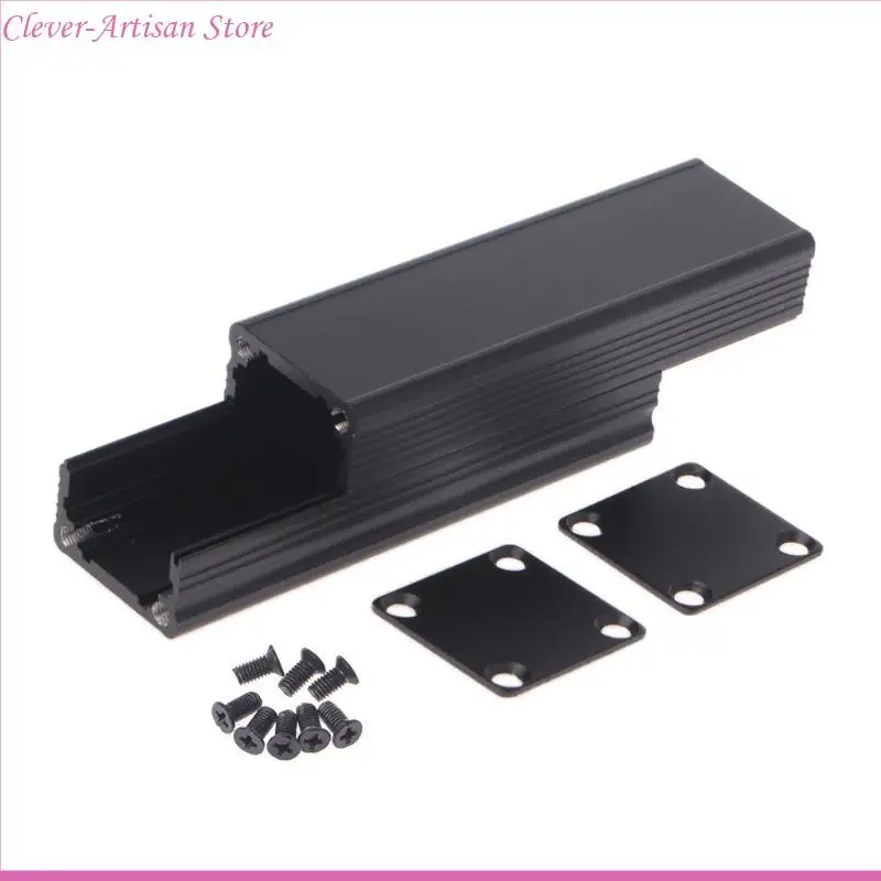 E06B New DIY Extruded Electronic Project Aluminum Enclosure for Case Black 80x25x25mm