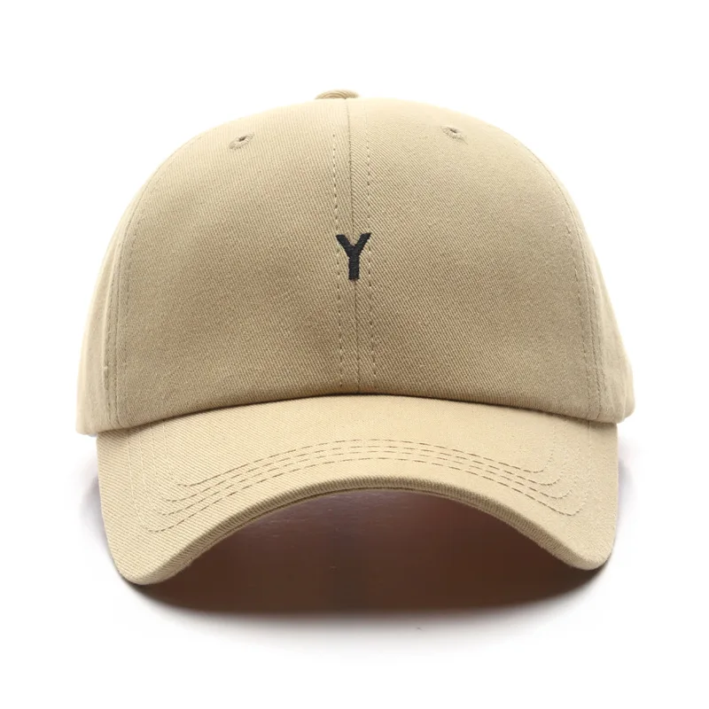 Cotton Baseball Cap for Men and Women Letter Y Embroidery Sun Hats Fashion Summer Sun Protection Snapback Caps Unisex