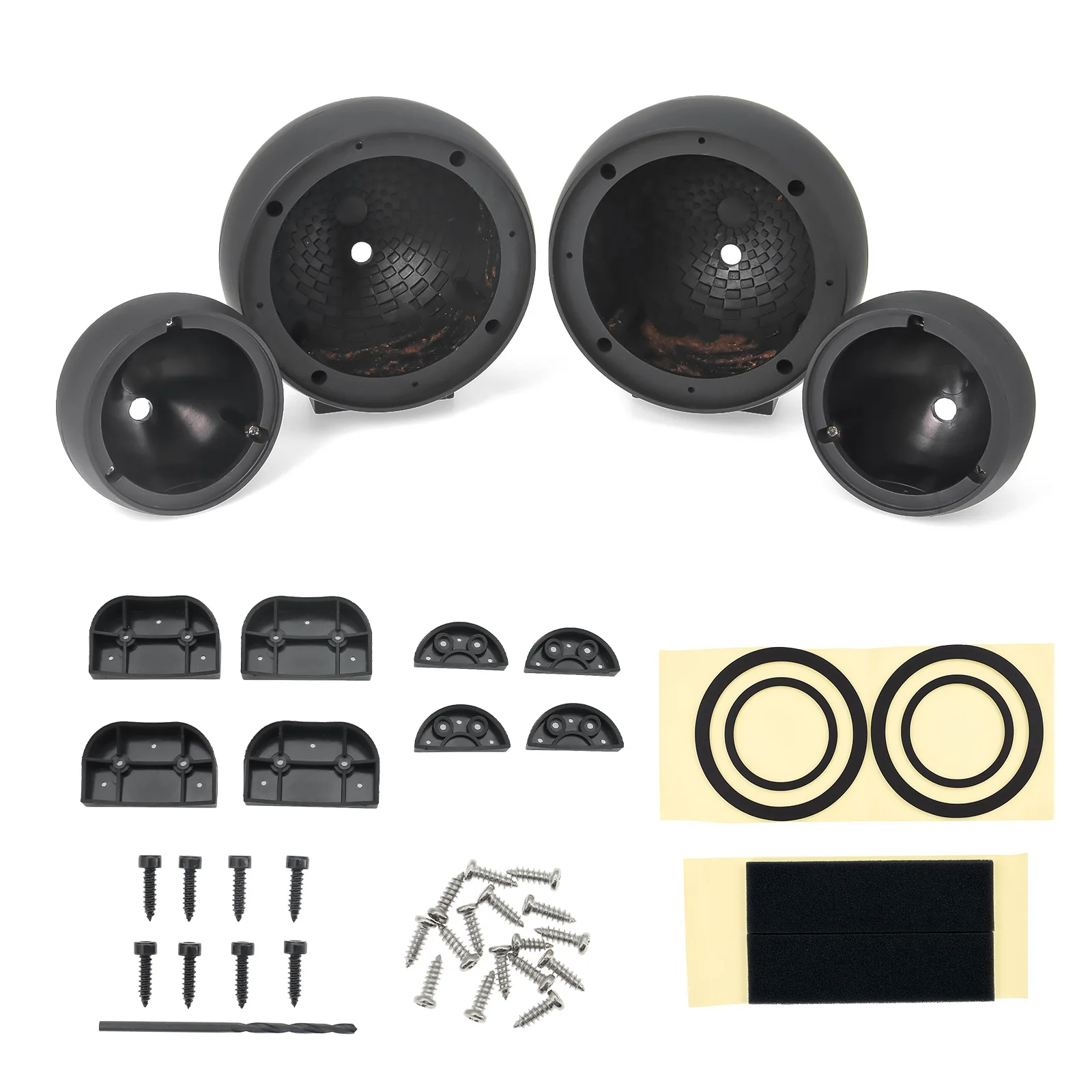 Universal Car A-Pillar 3-Way Speaker Pod Midrange Tweeter Mount Bracket Shell Speaker Holder For Car Audio Refit Accessories