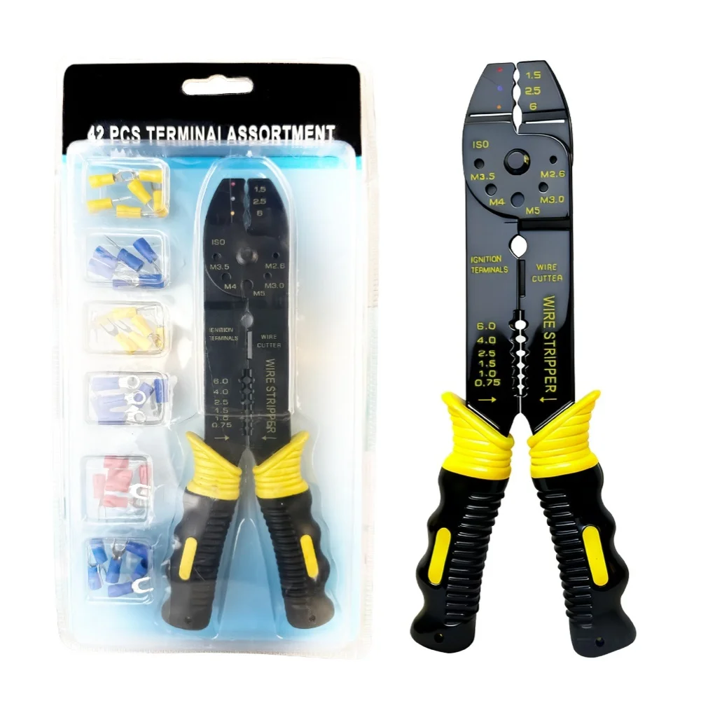 

Саморегулирующийся обжимной инструмент, щипцы для проводов, щипцы для обжима наконечников, саморегулирующиеся с клеммами для проводов, профессиональные