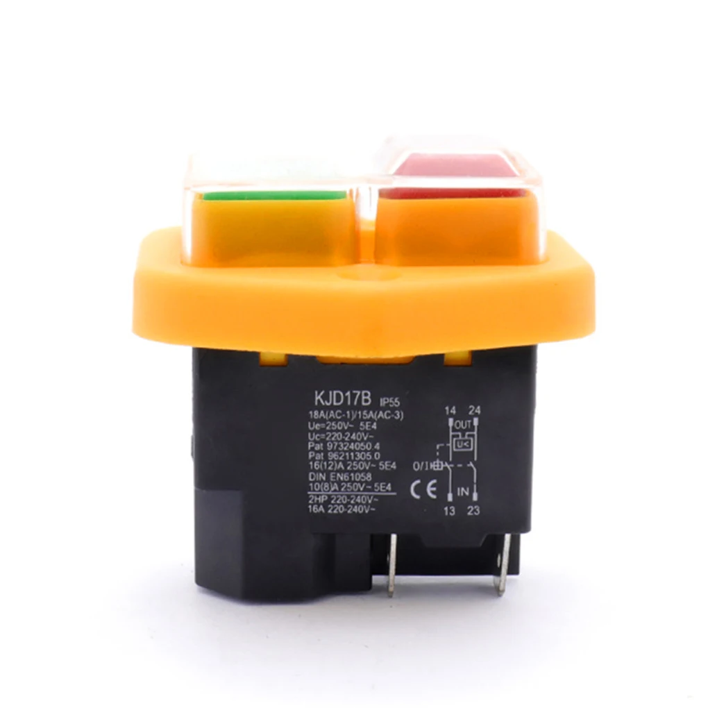 Durable And Efficient KJD17B Button Switch For Power Tools Used To Manually Send Control Signals