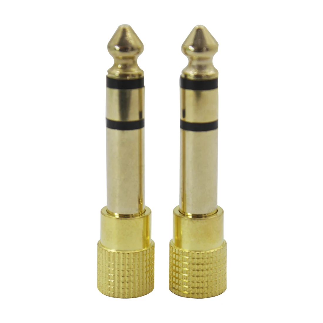 2Pcs Guitar Cable Adapter Guitar Effect Pedals Connector Adapter Audio Coupler for Microphone Mic Headset Guitar Adapter
