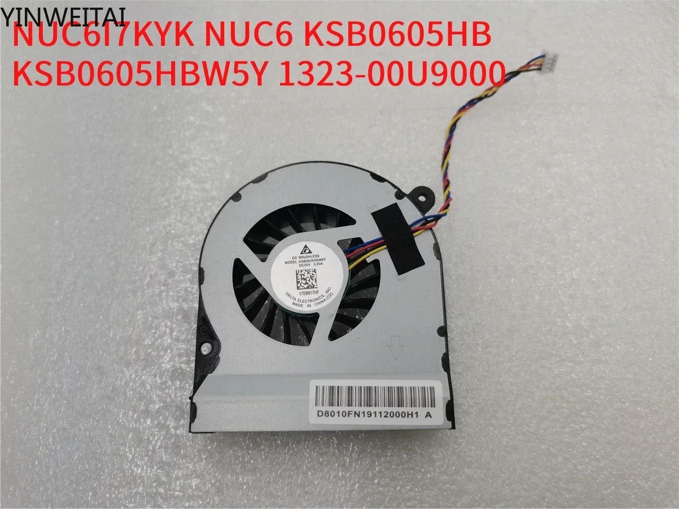 

NS65B01 FAN For Intel NUC10 Skull Canyon NUC6 NUC6I7KYK KSB0605HB KSB0605HBW5Y 1323-00U9000 NUC8I7BEH NUC8 I3 I5 I7 BSC0805HA-00