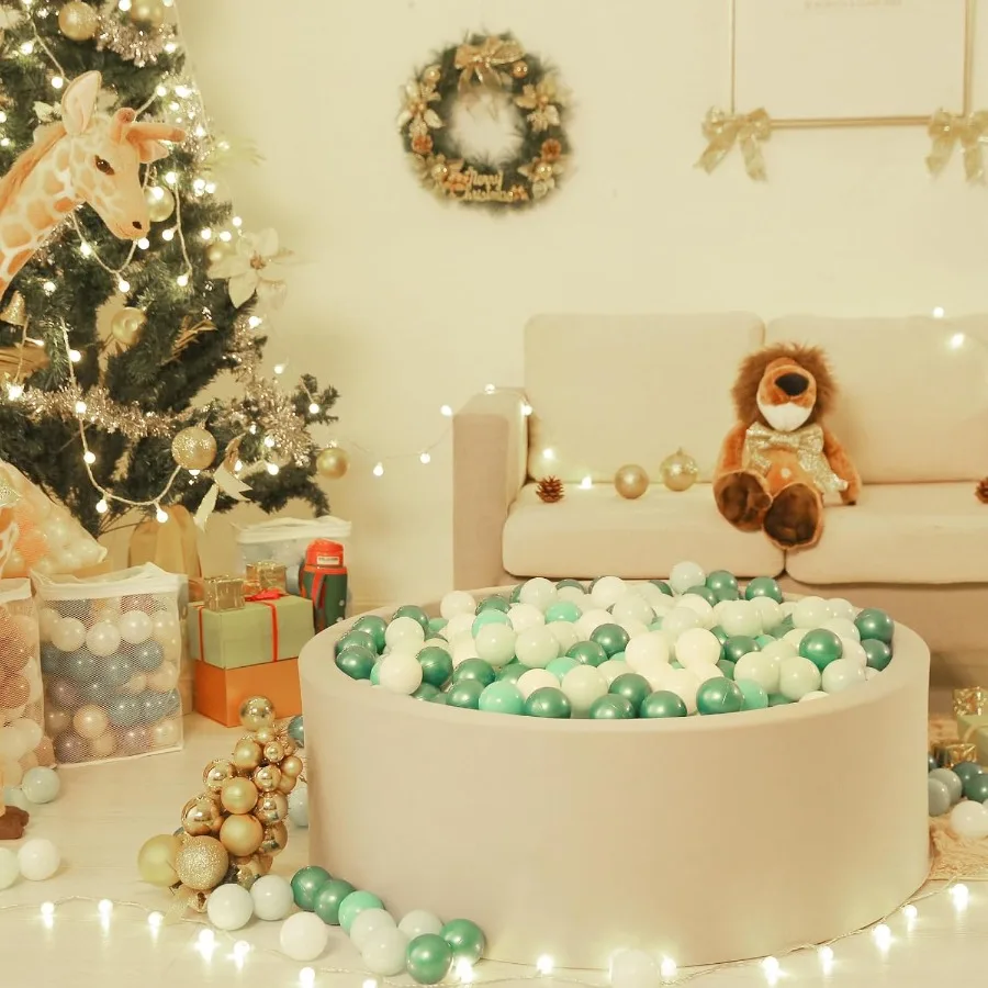Bola pit bolas 50 jogar bolas de plástico para bebês meninas crianças jogar tenda piscina playhouse cercadinho festa decoração