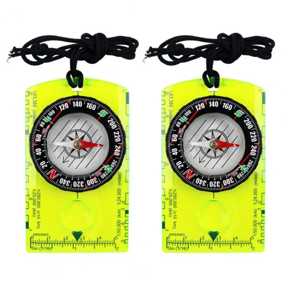 Waterproof Hiking Compass Waterproof Compass High Sensitivity Orienteering Compass for Accurate Positioning Waterproof Portable