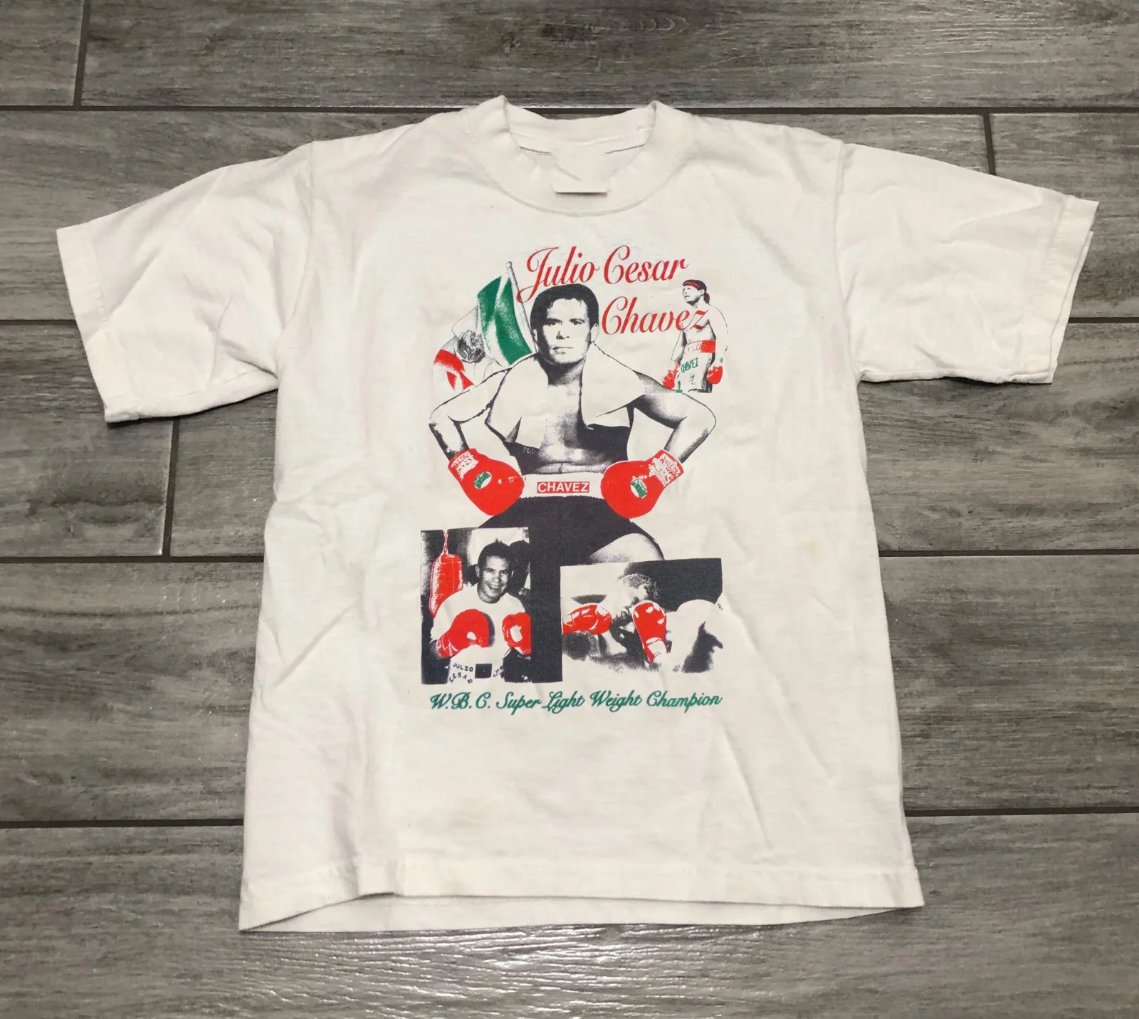 JULIO CESAR CHAVEZ RAP TEE White shirt S-234XL One Side FN066