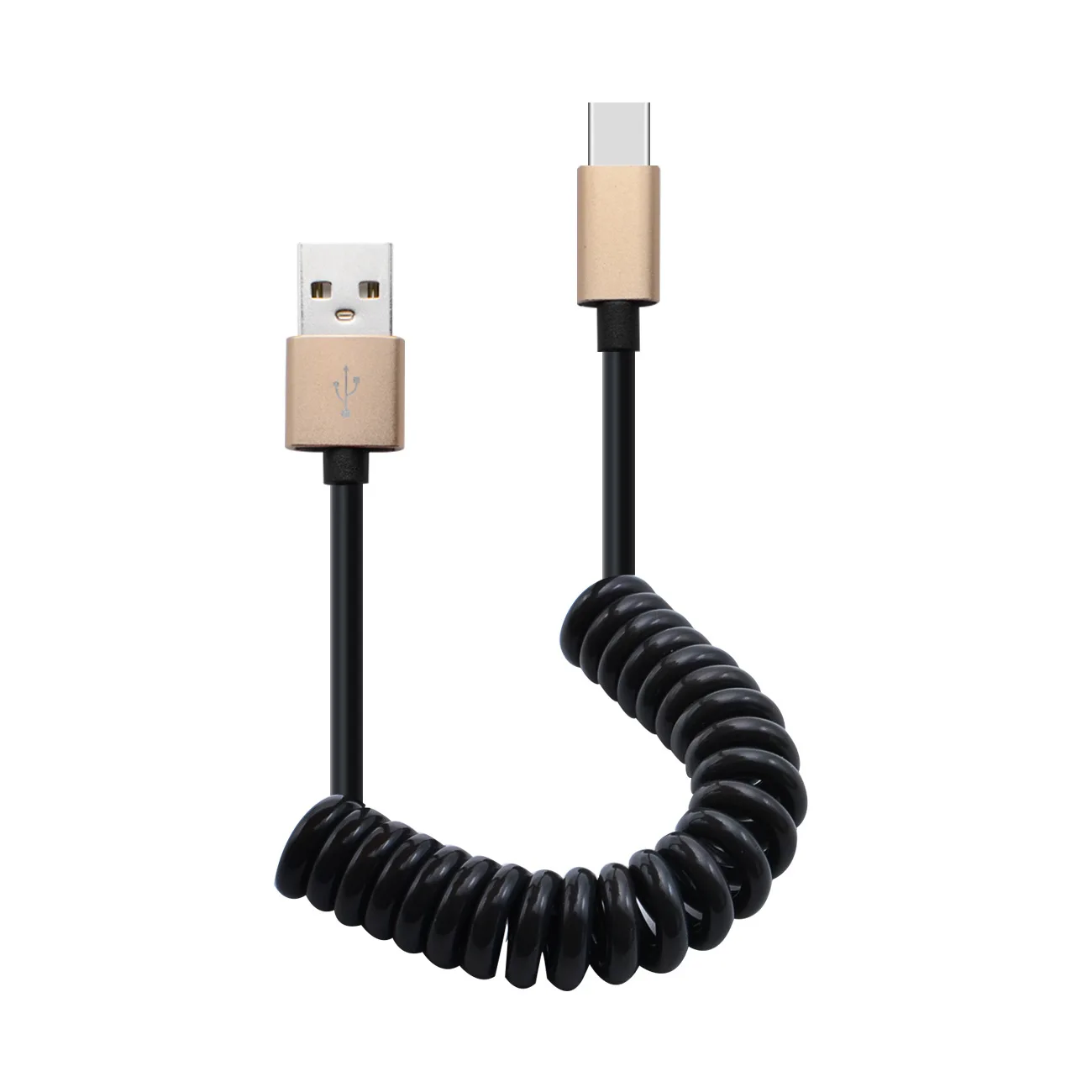 Fast Charging USB Type C Cable For Huawei Samsung Xiaomi Spring Charger Data Kable USB A To Type-C Cable for iPhone