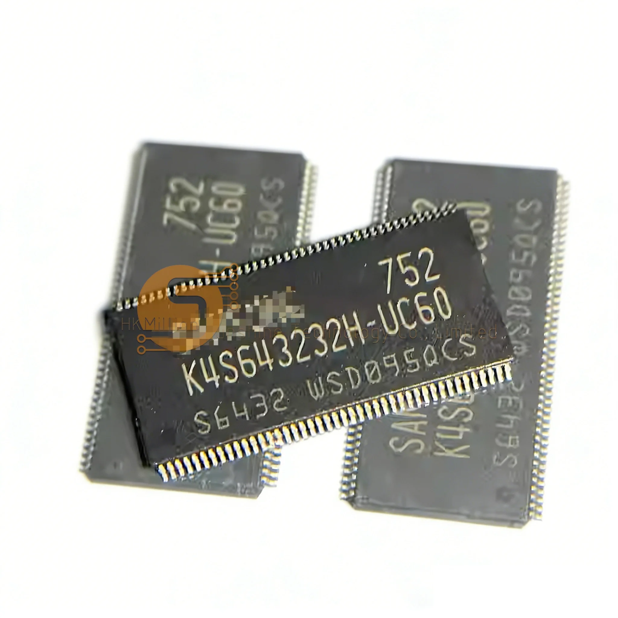 20Pcs K4S643232H-UC60 K4S643232H TSOP86 1Gbit SDRAM Memory IC DRAM Chip Original Electronic Components For BOM Repair