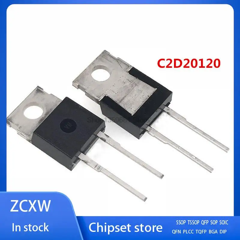 

10PCS/LOT C2D20120A C2D20120 TO-220-2 20A 1200V