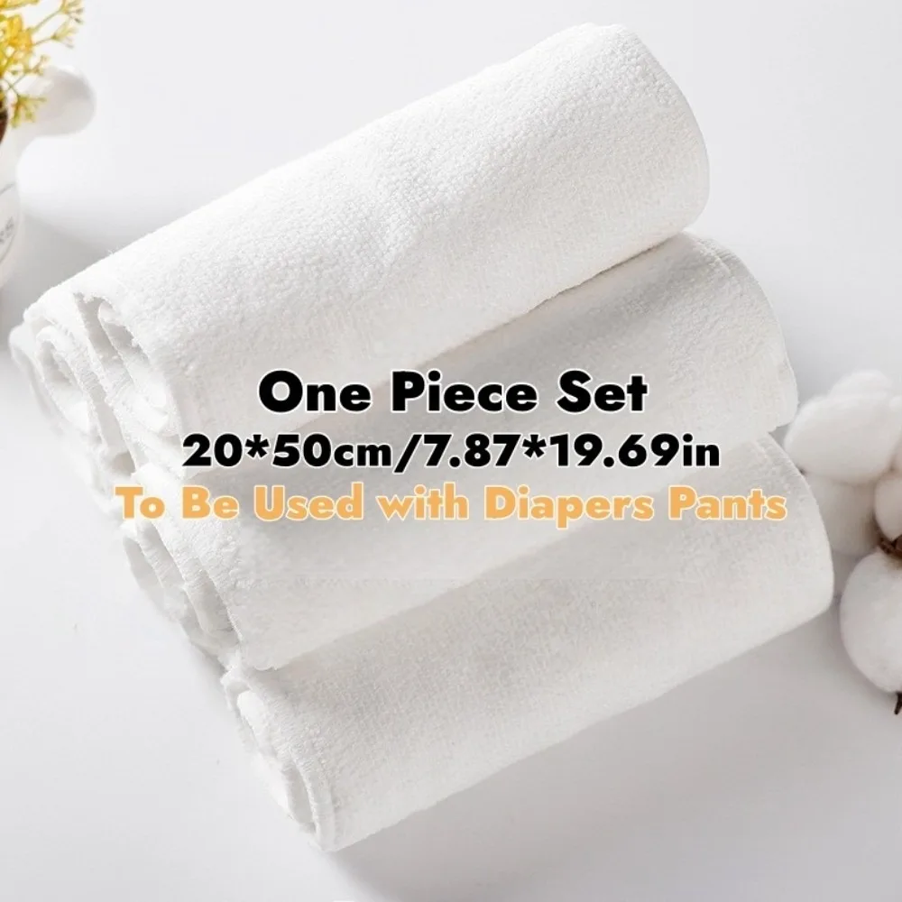 Easy Wear Cotton Adult Diaper Pants Leak-Proof Elastic Washable Diaper Skin-Friendly Reusable Incontinence Underwear Patient Use
