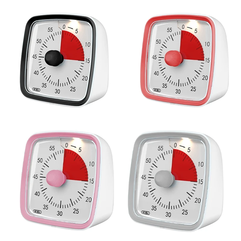 60-Minute Timer, Classroom Classroom Timer, Countdown Timer For Kids And Adults, Time Management Tool For Teaching