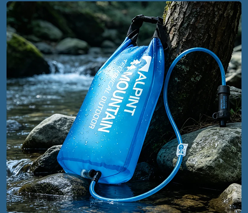 Persönlicher Wasserfilter für Wandern, Camping, Reisen und Notfallvorsorge Überlebens-Wasserfiltrationsstrohhalme Leichtgewichtig Tragbar – Detail 36