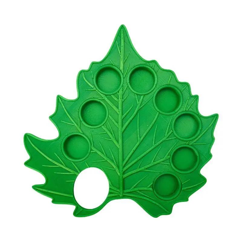 Superior Green Leaf Shape Watercolor Paint Palette Reusable Painting Tool Color Mixer Removable Mixing Tray
